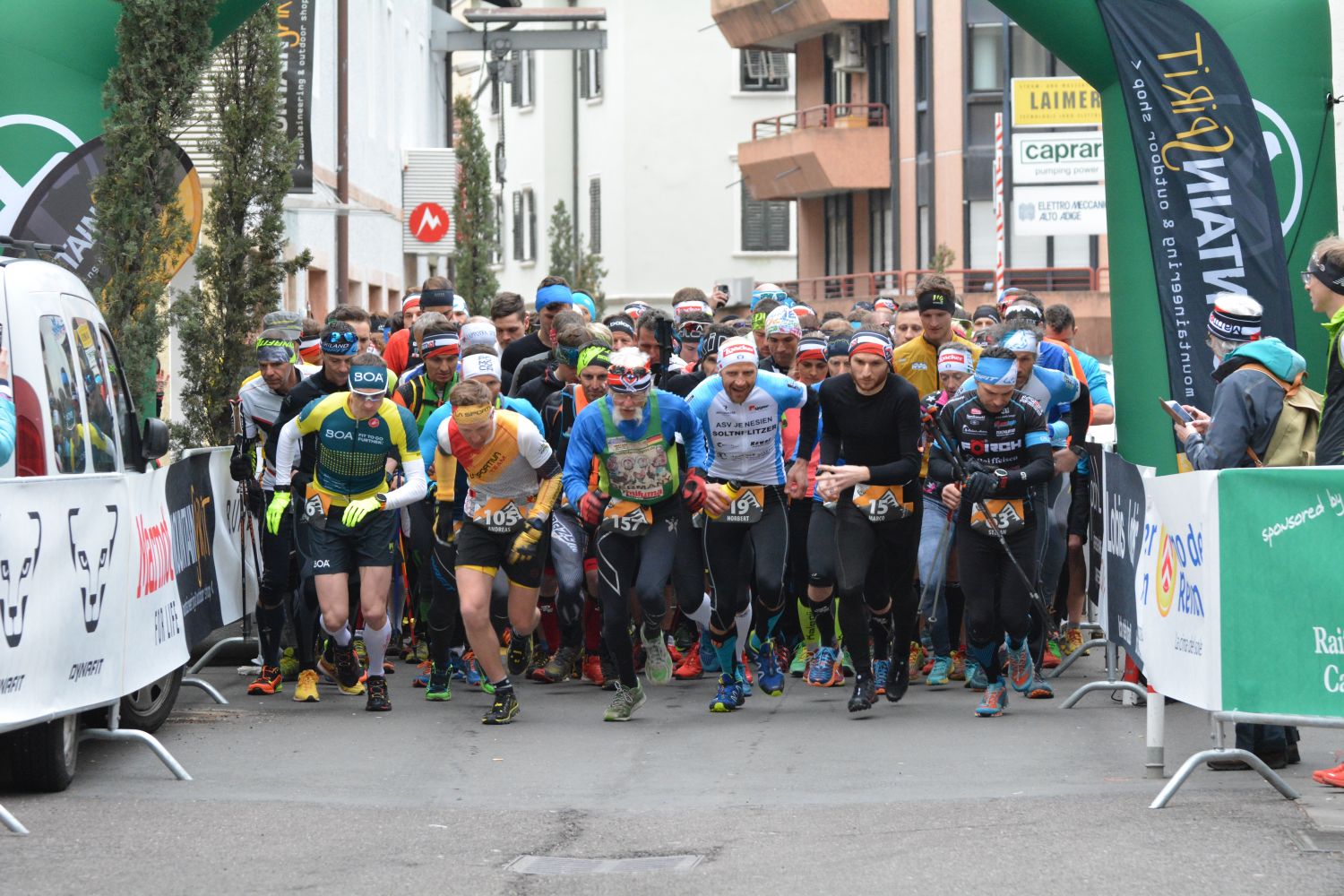 Start in Bozen